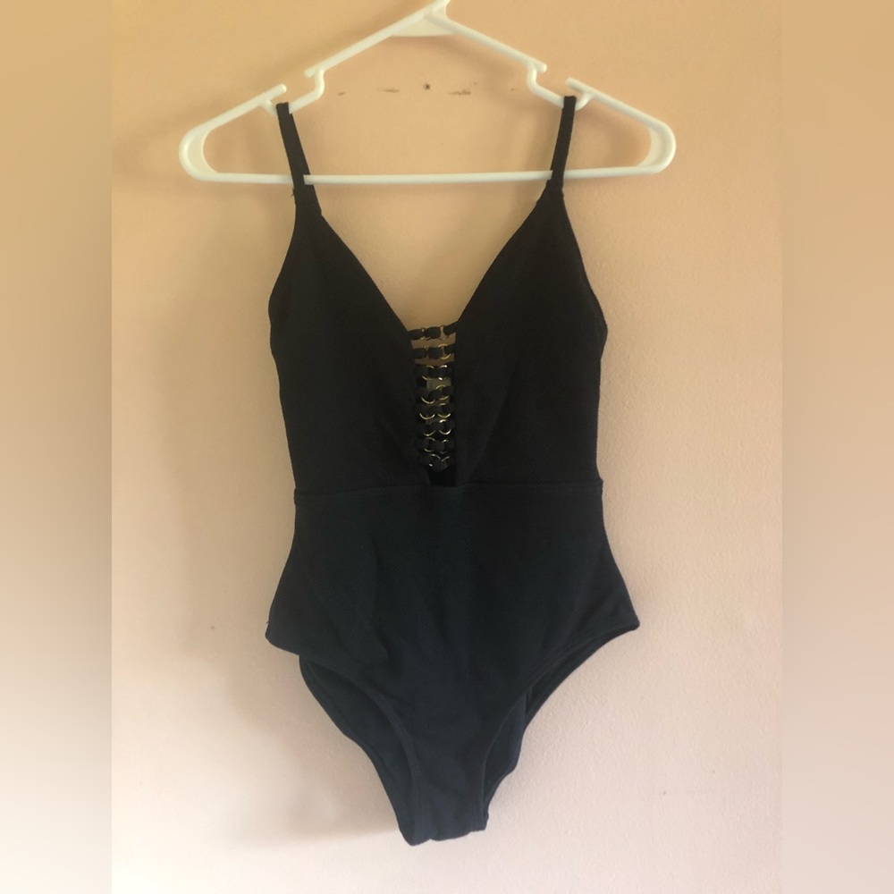 Black One Piece Swimsuit
